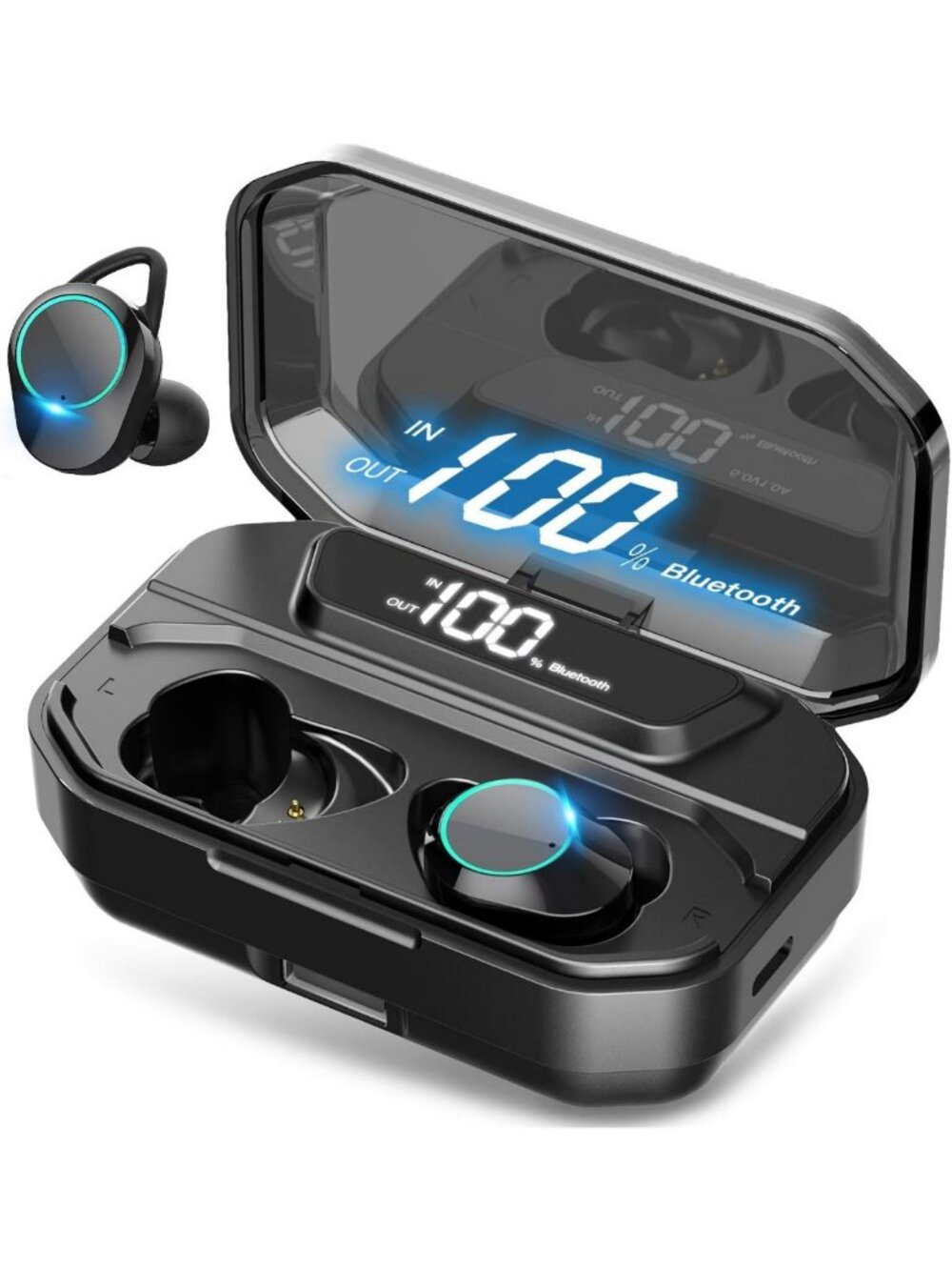 Ultimate True Wireless Earbuds, Bluetooth 5.0, IPX7 Waterproof, 160H Playtime